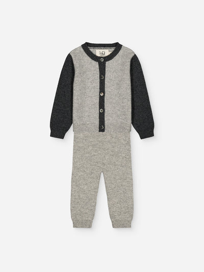 Ensemble bébé en cachemire - cardigan et leggings