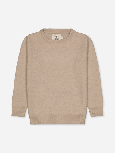 Pull beige en cachemire régénéré 