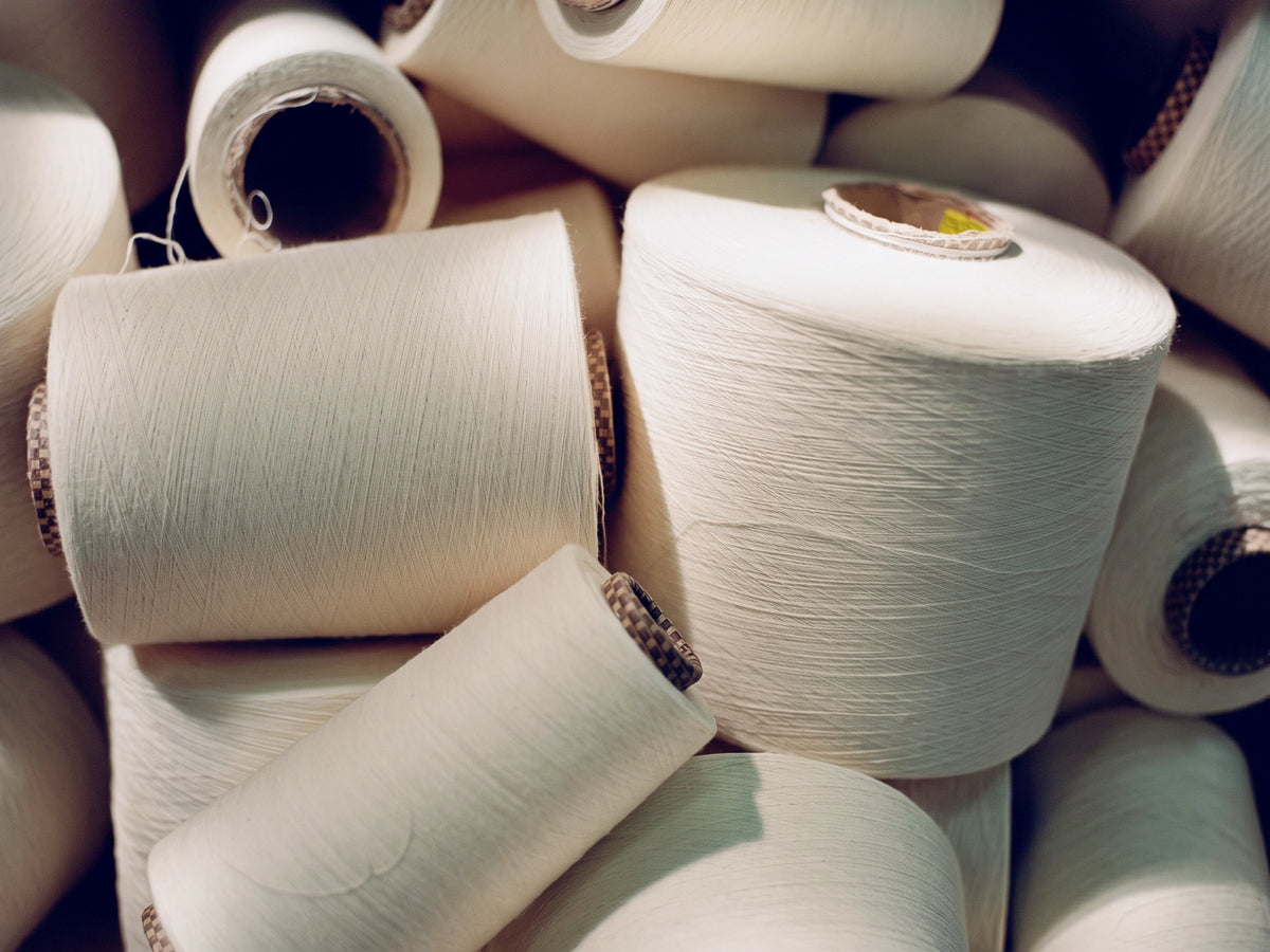 Regenerated cashmere yarn ready for a new production cycle