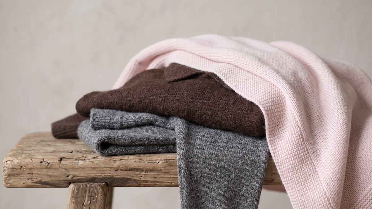 Cashmere sweaters ready to be given a second life